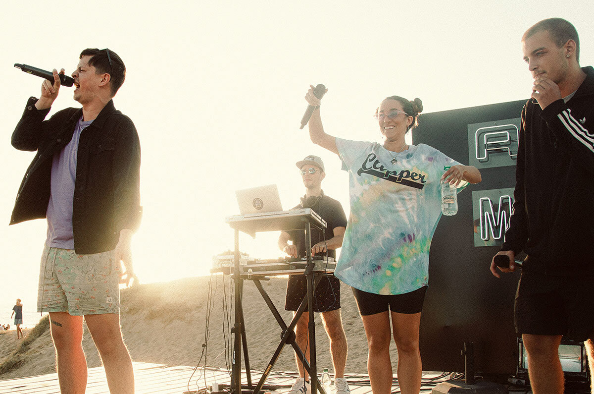 De gira rapera en el Axe Music Tour